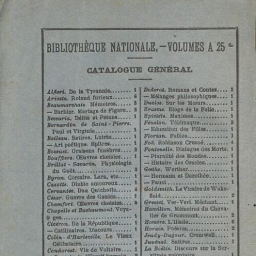 14.5 x 9.5 cm; 192 p., price of the book “25 centimes, 35 centimes rendu franco dans toute la France” on its back cover a